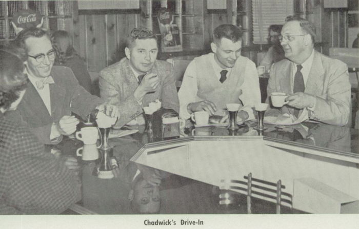 Chadwicks Drive-In - 1955 Muskegon Heights High School Yearbook (newer photo)